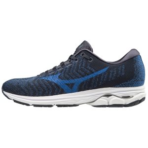 Adidasi Alergare Mizuno Wave Rider Waveknit3 Barbati - Bleumarin